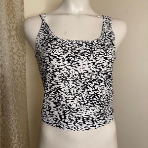Black and White Women's Tank Top